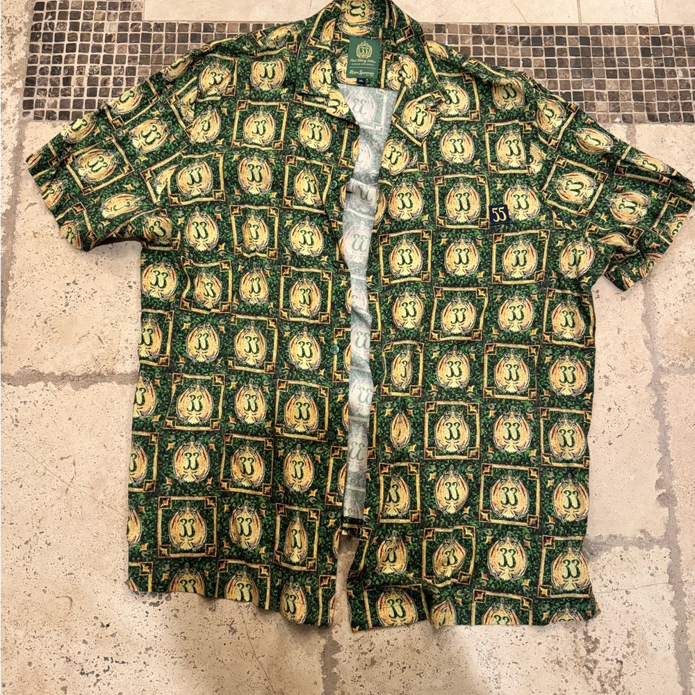 Reyn Spooner Club 33 Emerald 55th Anniversary Camp Shirt